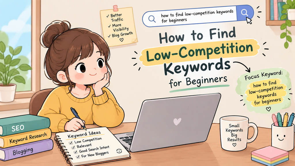 Low-Competition Keywords for New Bloggers: A Complete SEO Guide